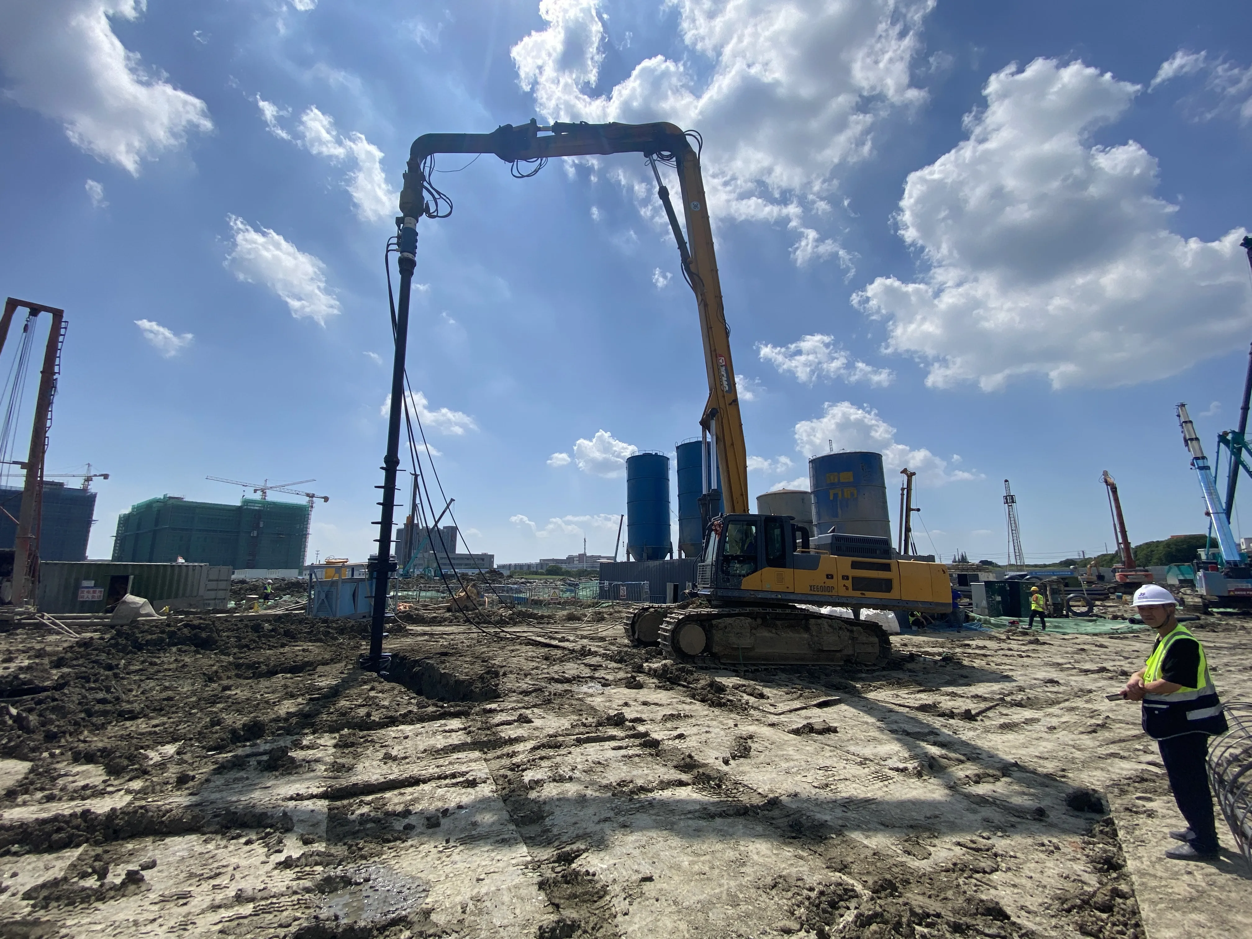CUSTOMIZED MIXING JET GROUTING TOOL AT A PROJECT SITE IN SUZHOU